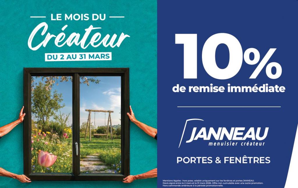 Offre Janneau du 02 au 31 mars 2026